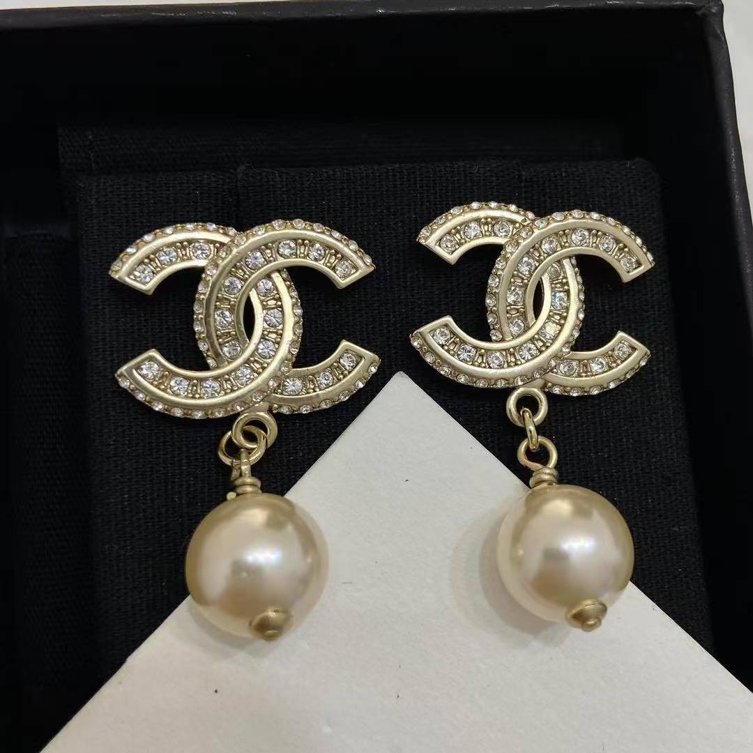 Ch*el earrings