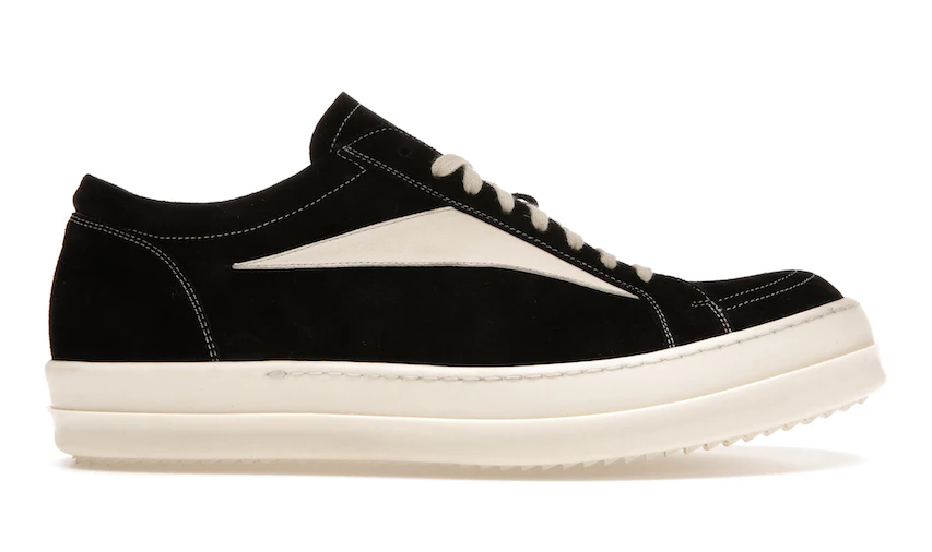 r1ck 0wens strobe vintage low black suede