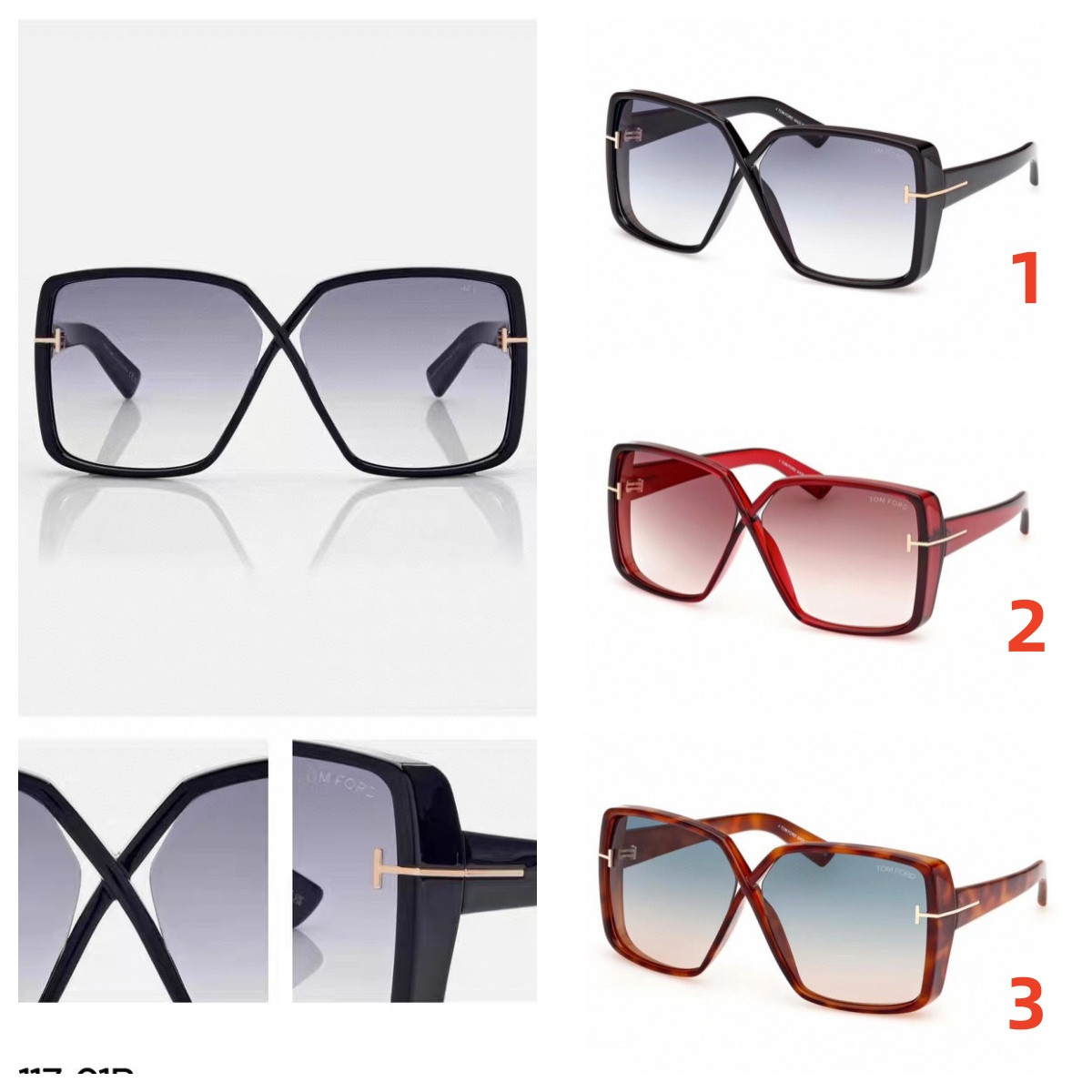 t0m F0rd glasses ft1117 63-11-135