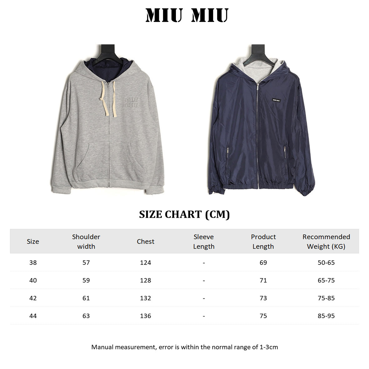 M1v M1v reversible coats
