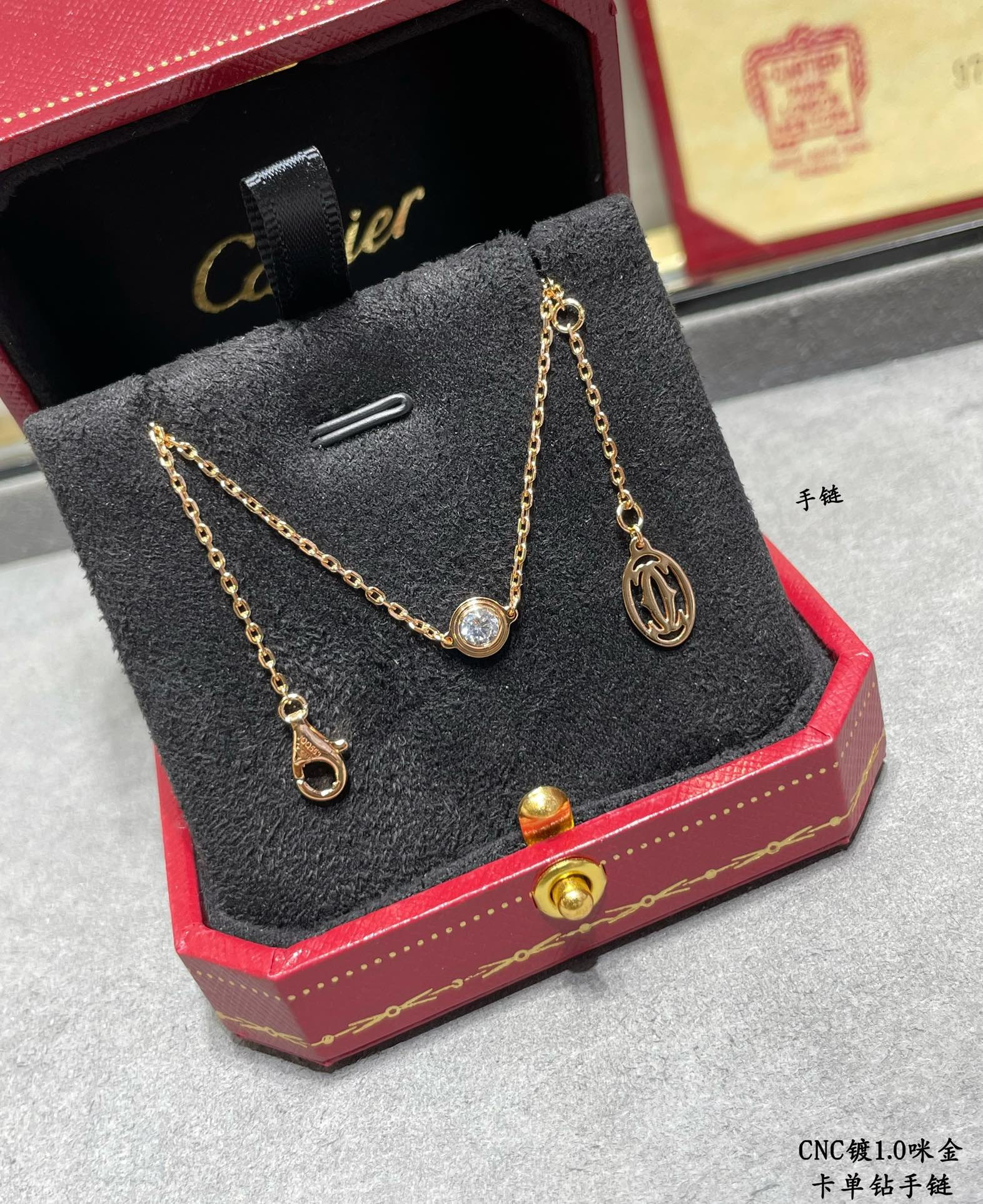 ca*t*er single Di*m*nd bracelet