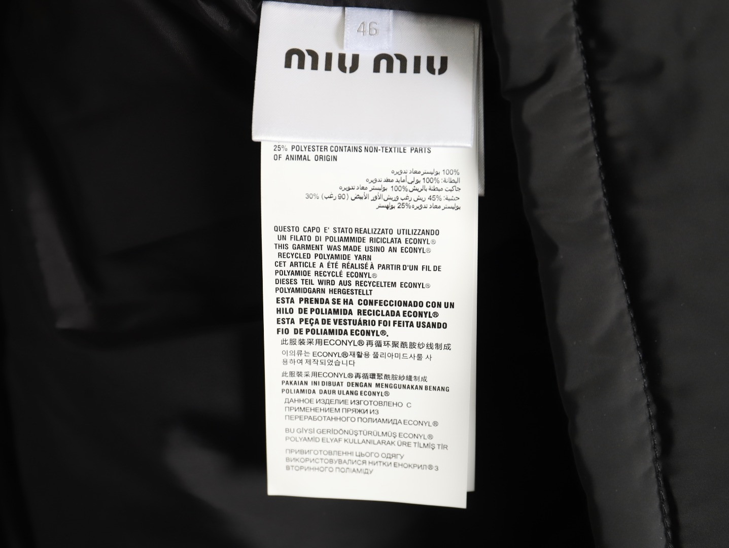 M1v M1v mm short puffer jacket