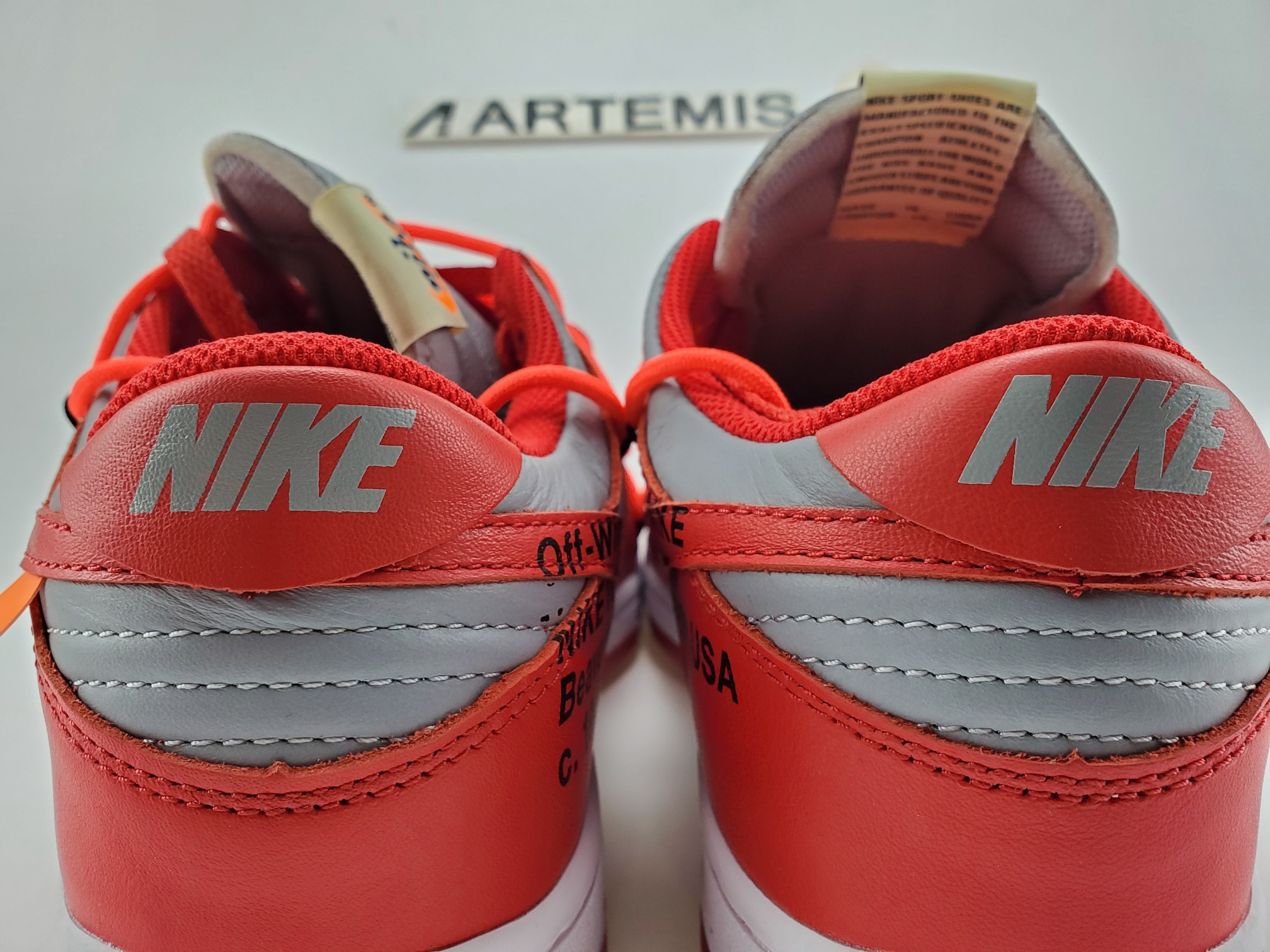 Nike Dunk Low Off-White University Red