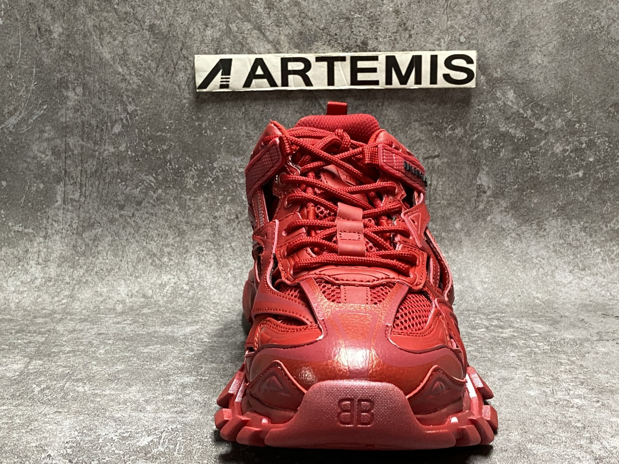 Balenciga Track 5.0 Burgundy Red