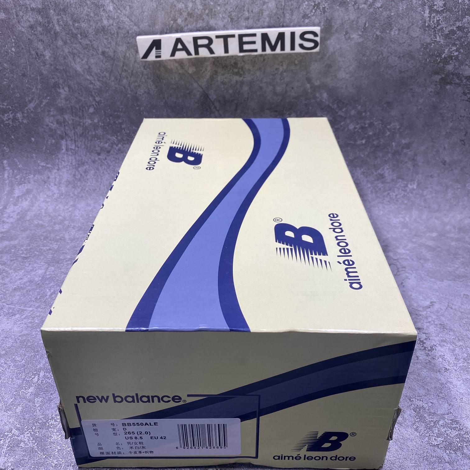 new Ba1an*e 550 aime leon dore white grey