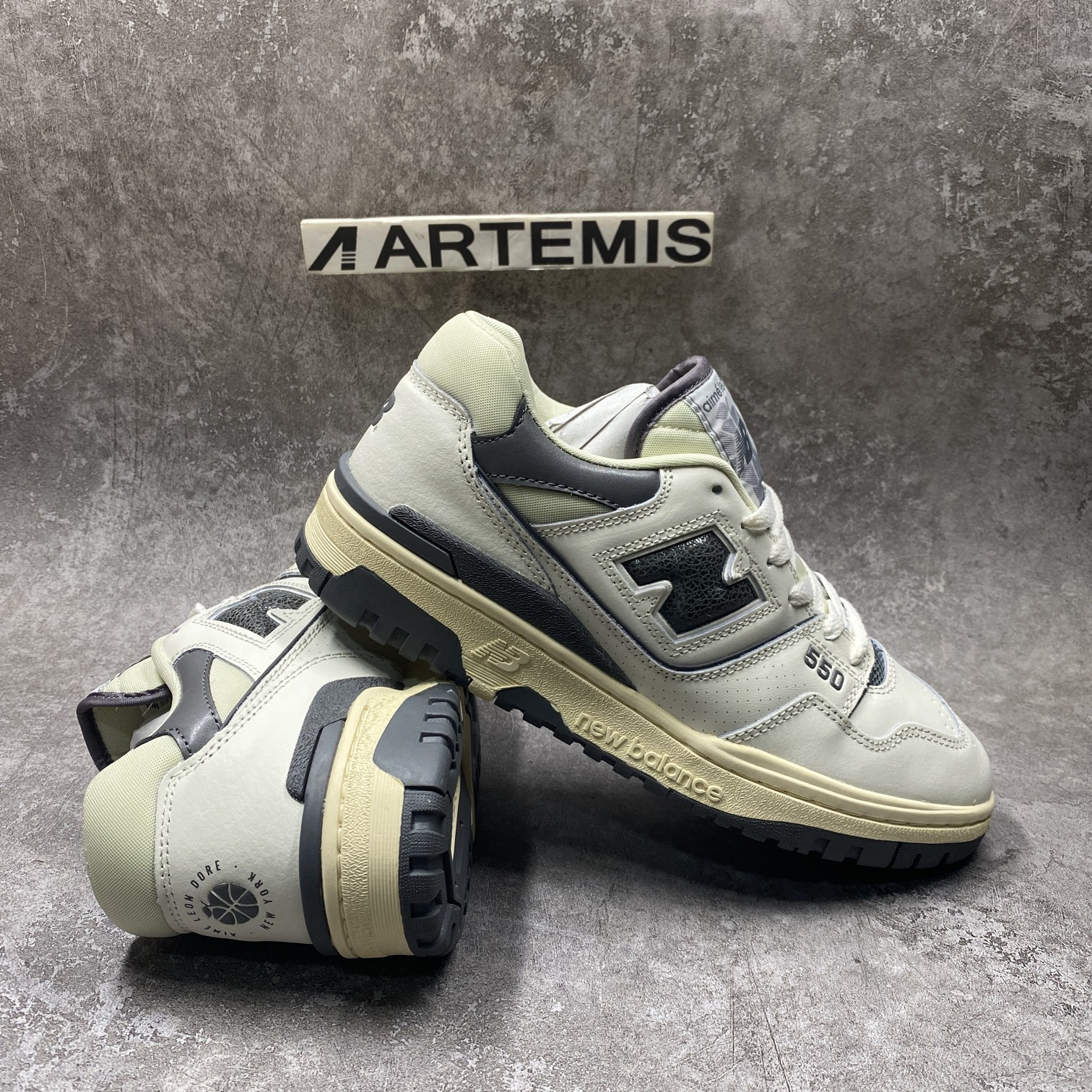 new Ba1an*e 550 aime leon dore white grey