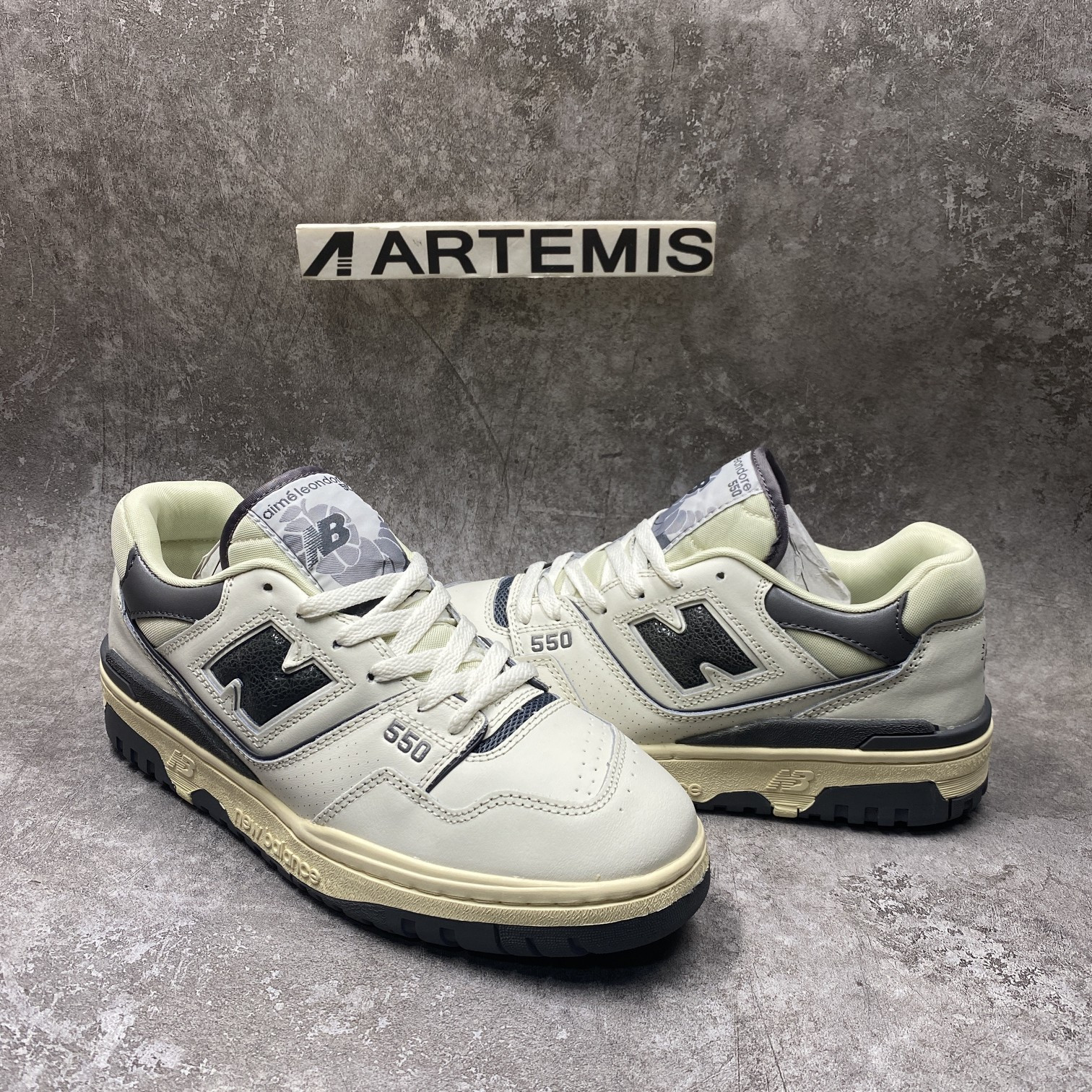 new Ba1an*e 550 aime leon dore white grey