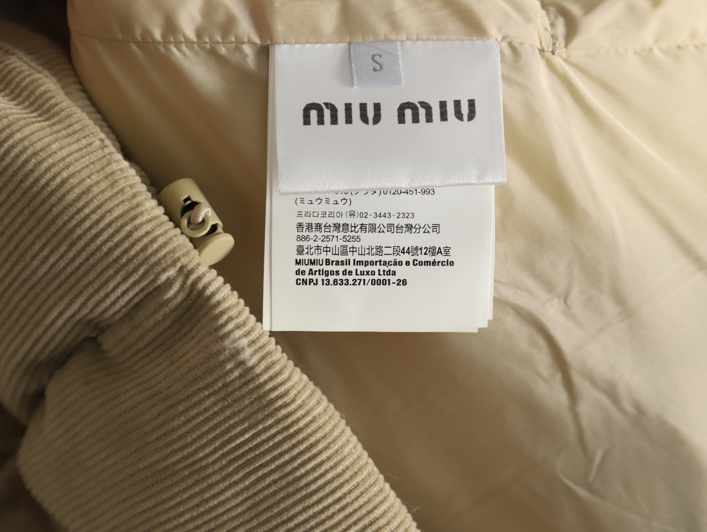 M1v M1v mm short puffer jacket