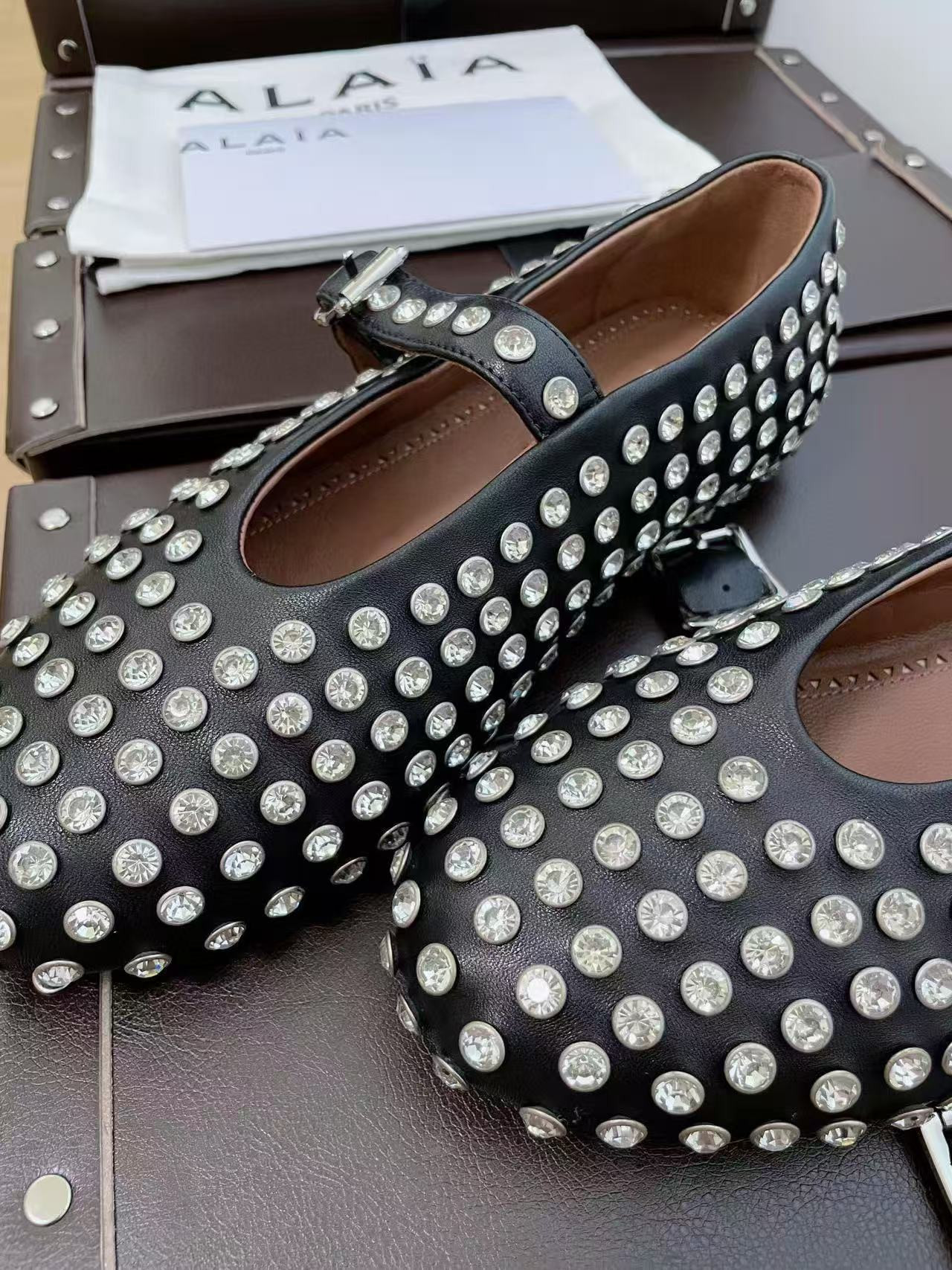 UA A1a1a STRASS BALLET FLATS