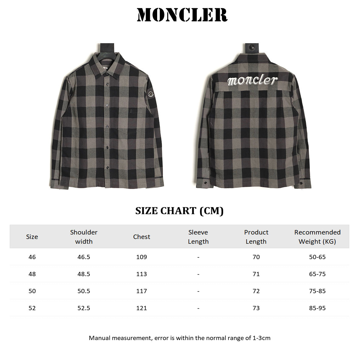 M0nc1er 25fw long-sleeved shirts