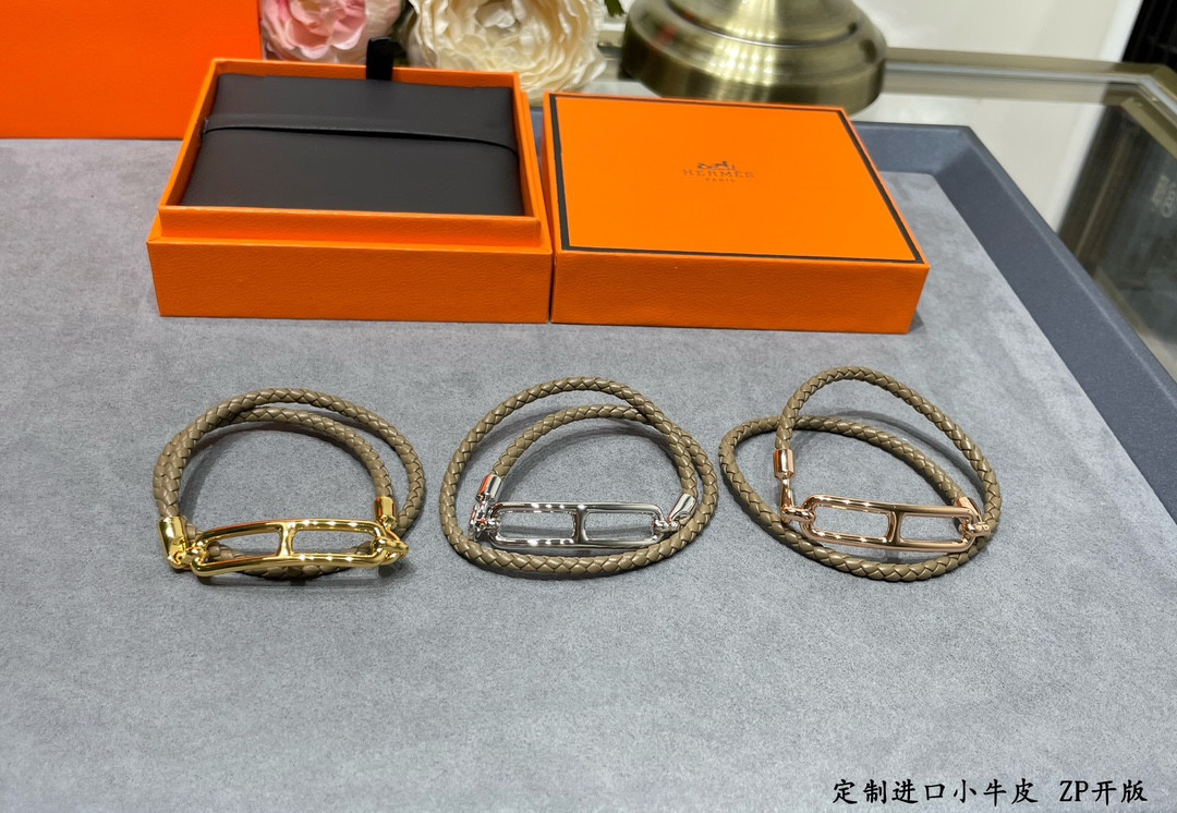 H**me5  h  leather cord bracelet