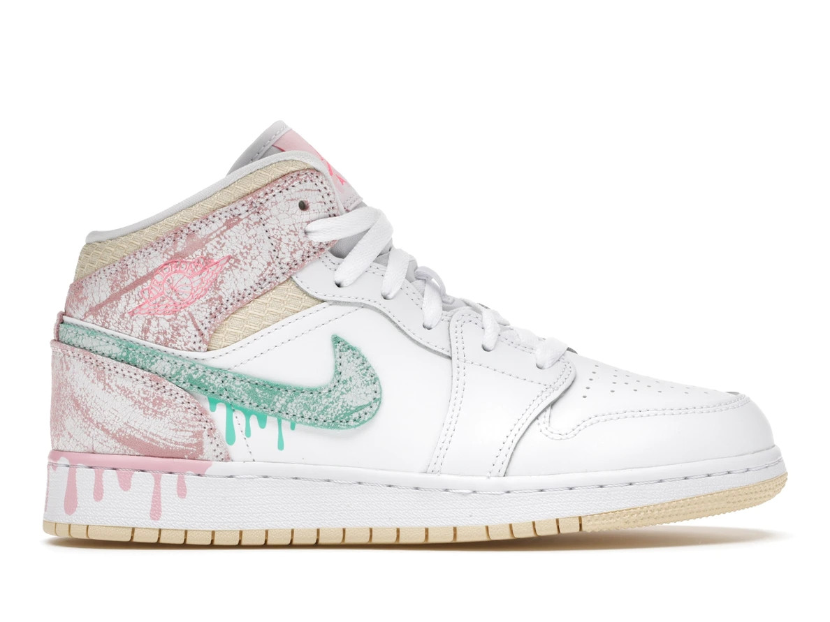 Air Jordan 1 Mid Paint Drip