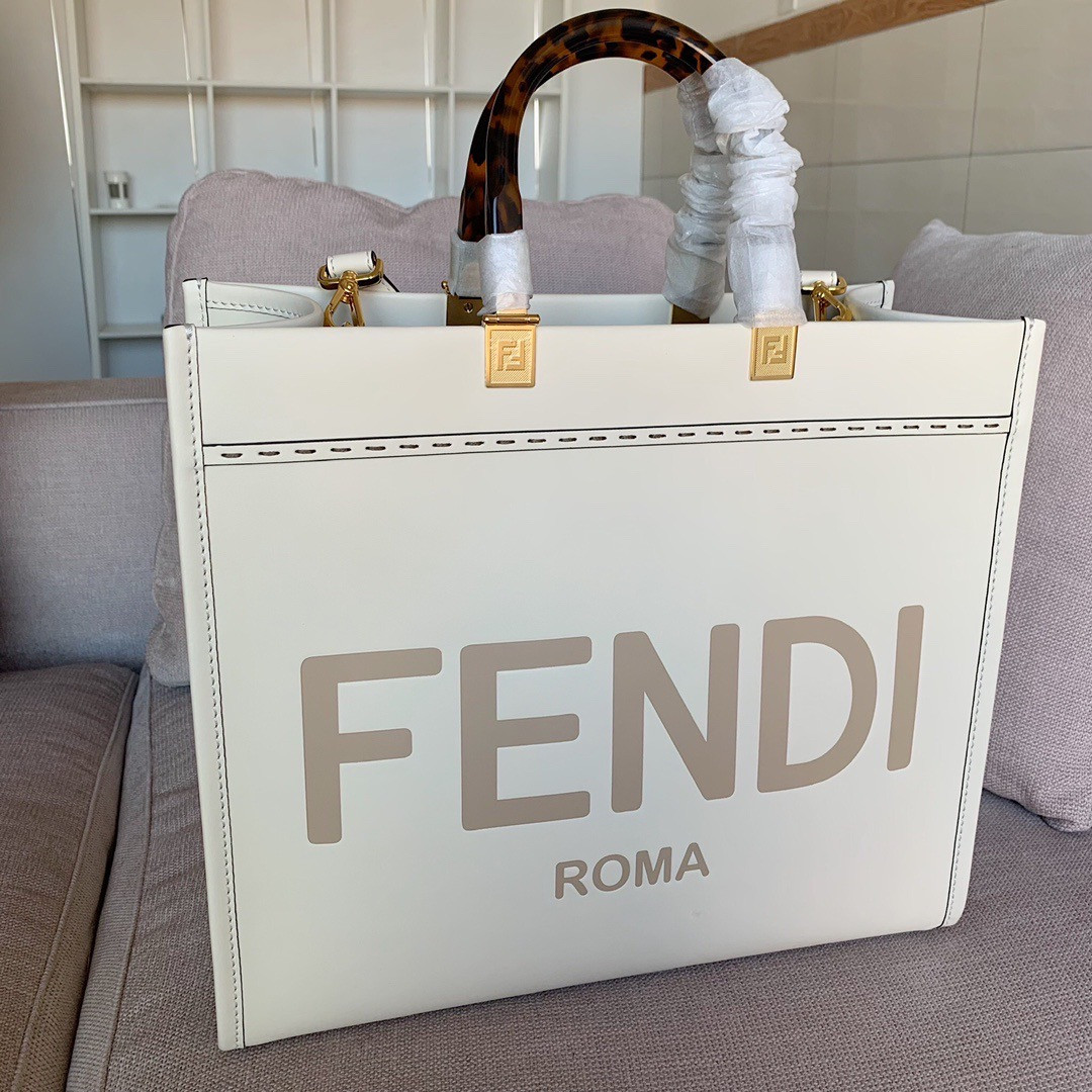 F**di sunshine medium tote shopping bag