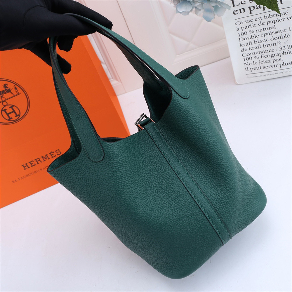 H**me5 picotin 18cm peacock green without original box