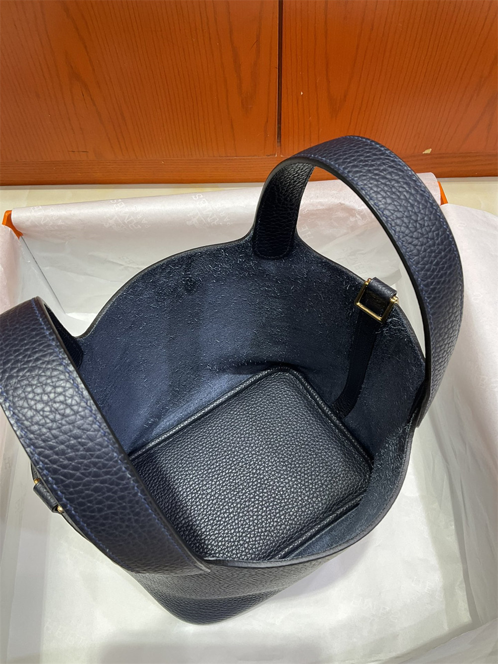 H**me5 picotin 18cm midnight blue without original box