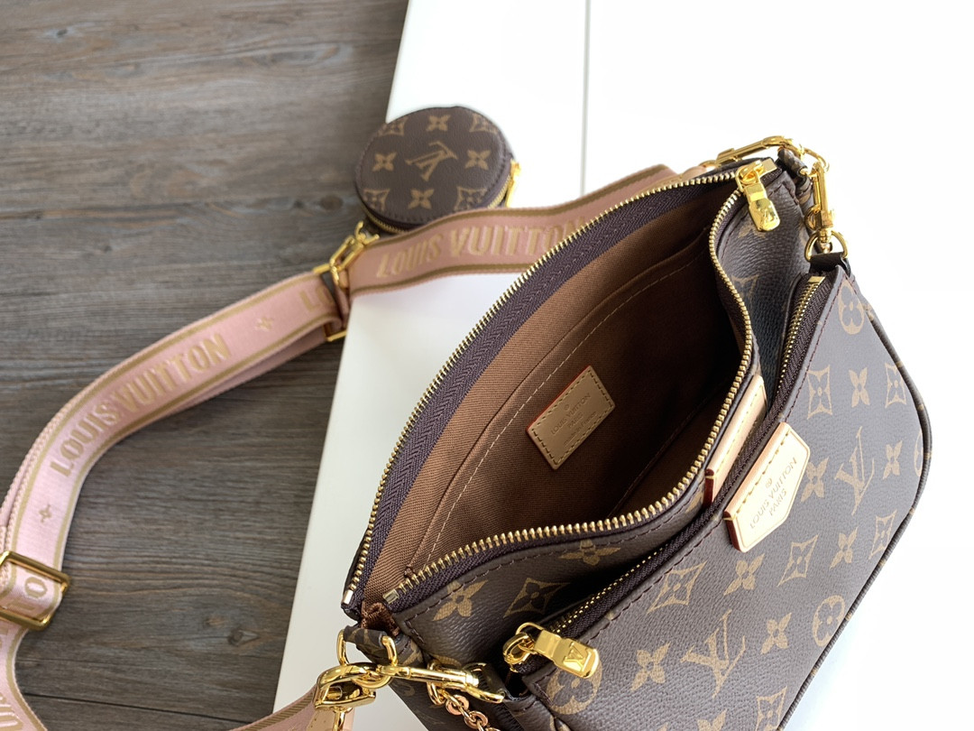 l0*is V*t0n m44840 multi pochette accessoires 9.4 x 5.3 x 1.6 inches