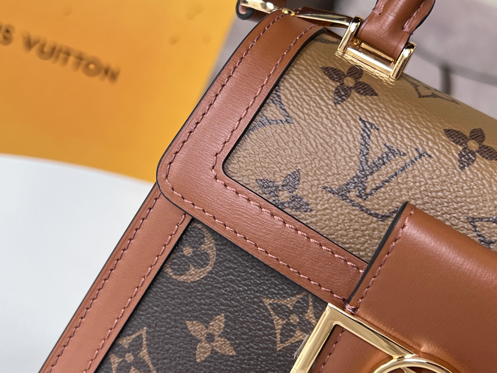 LV M46751 Dauphine Capitale 6.9 x 6.9 x 3.5 inches