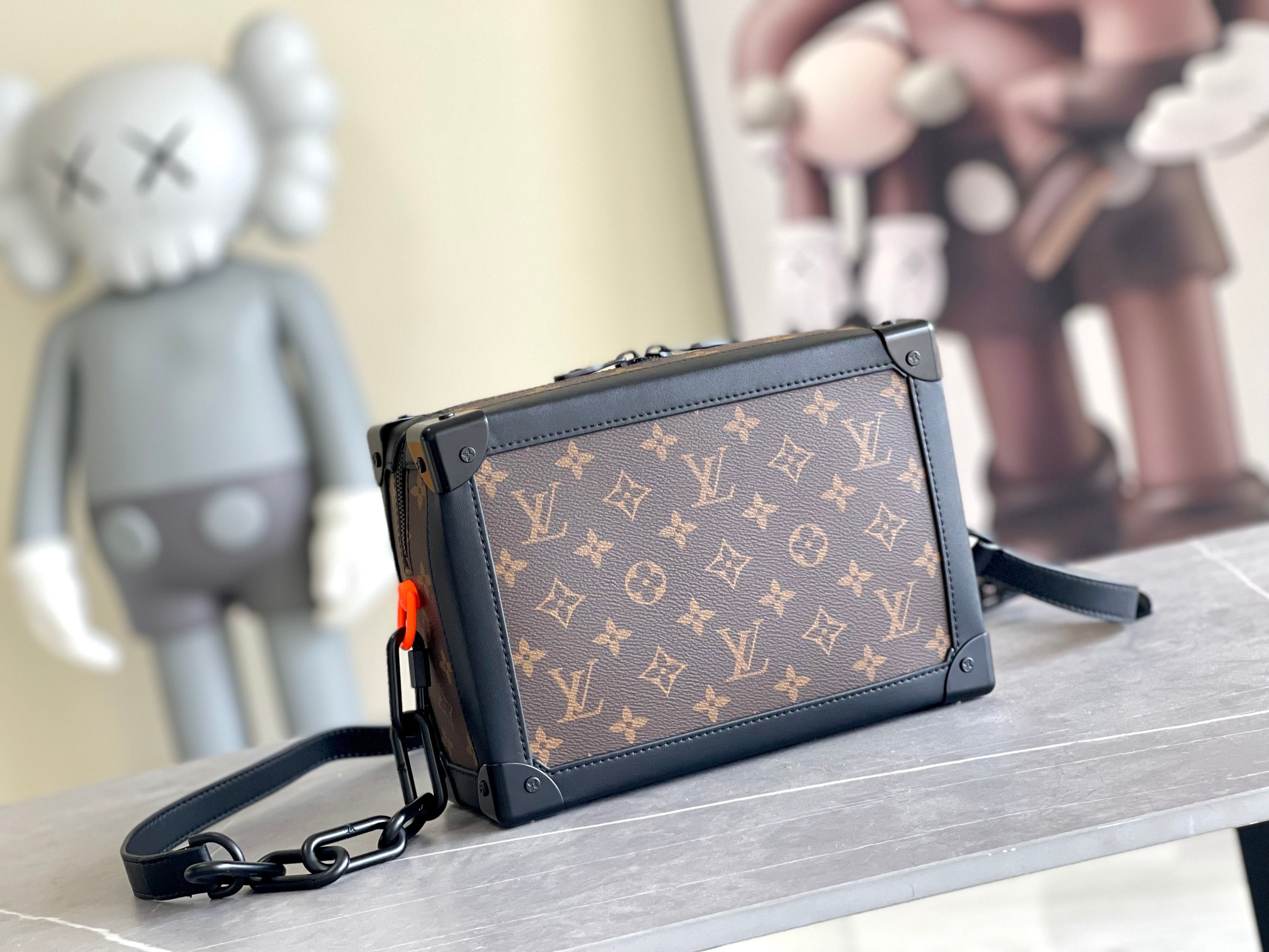 LV M44478 Soft Trunk Virgil Abhol 9.8 x 7.1 x 3.9 inches