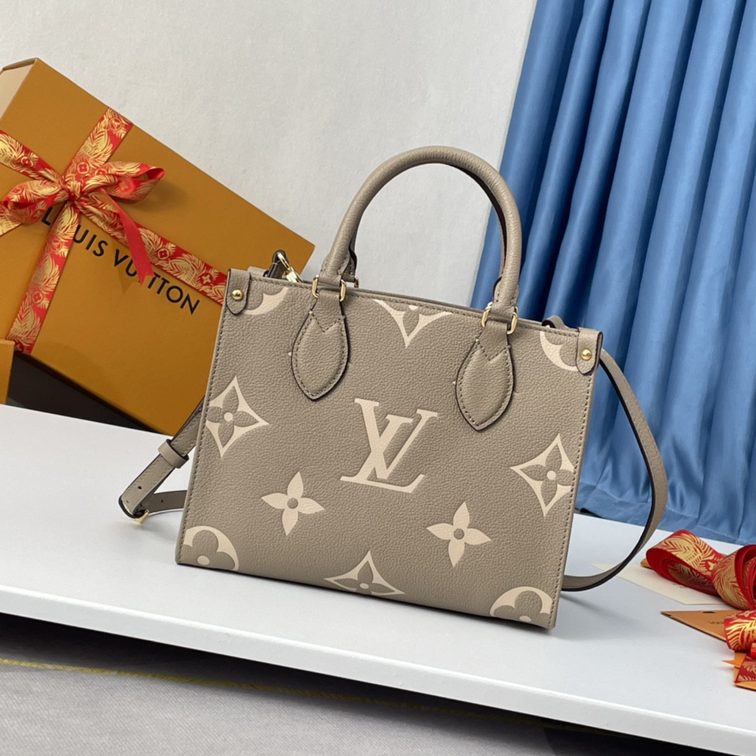 LV M45779 Onthego PM 9.8 x 7.5 x 4.5 inches