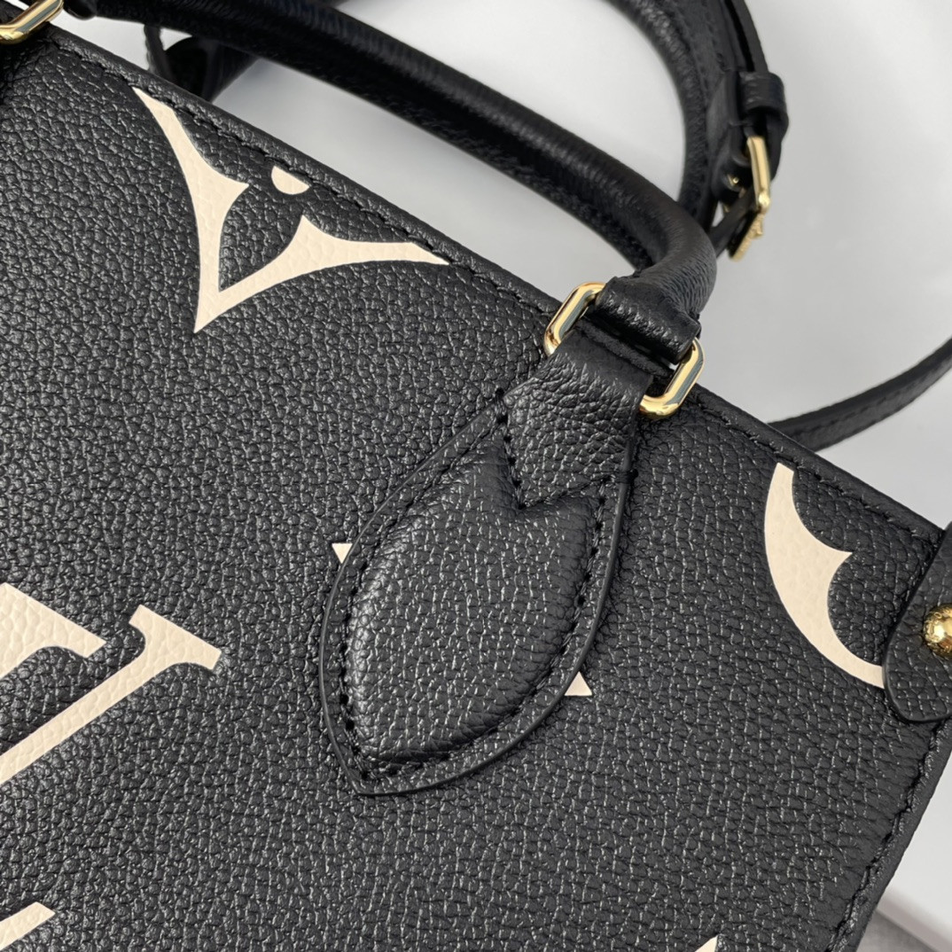 LV M45659 Onthego PM 9.8 x 7.5 x 4.5 inches