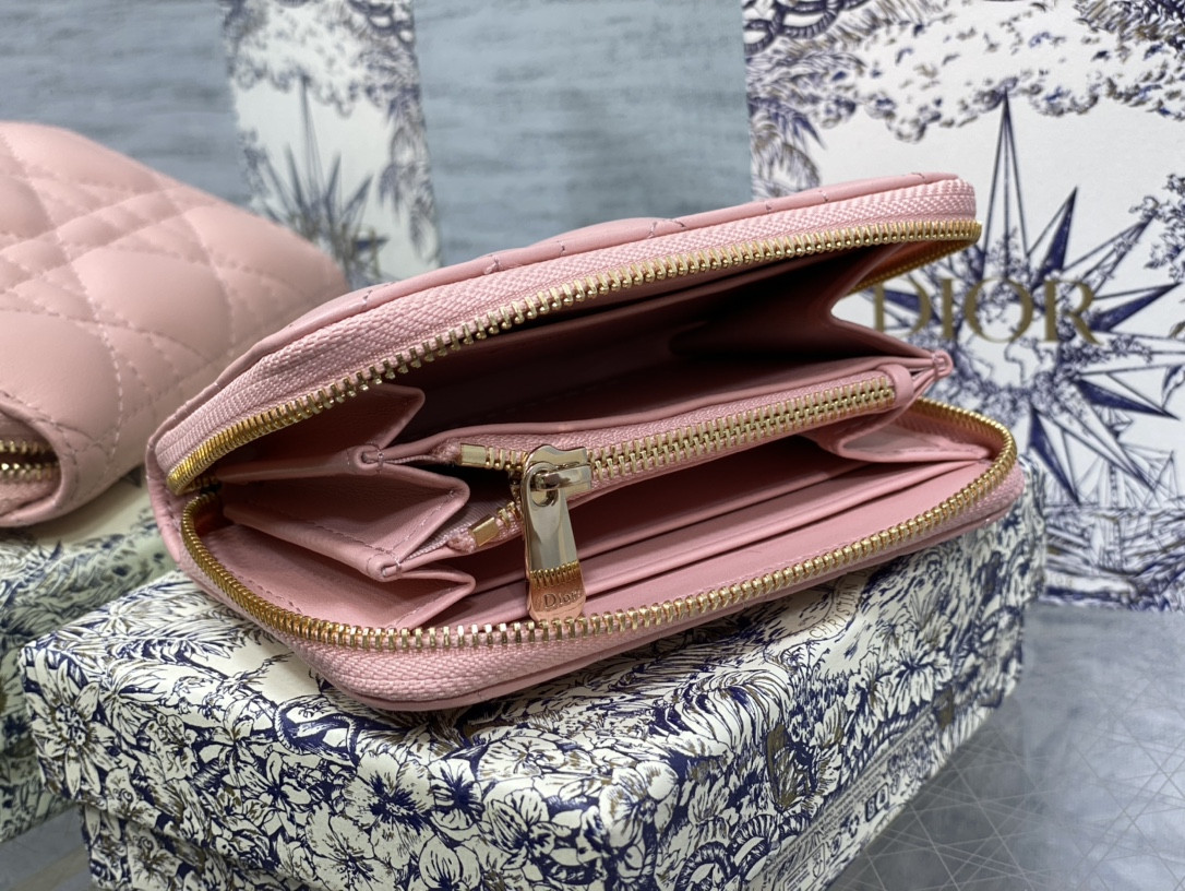 lady D*or voyageur small coin purse card holder
