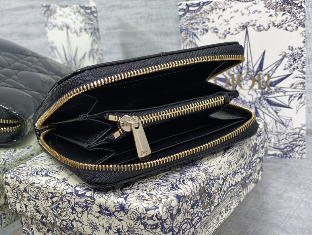 lady D*or voyageur small coin purse card holder