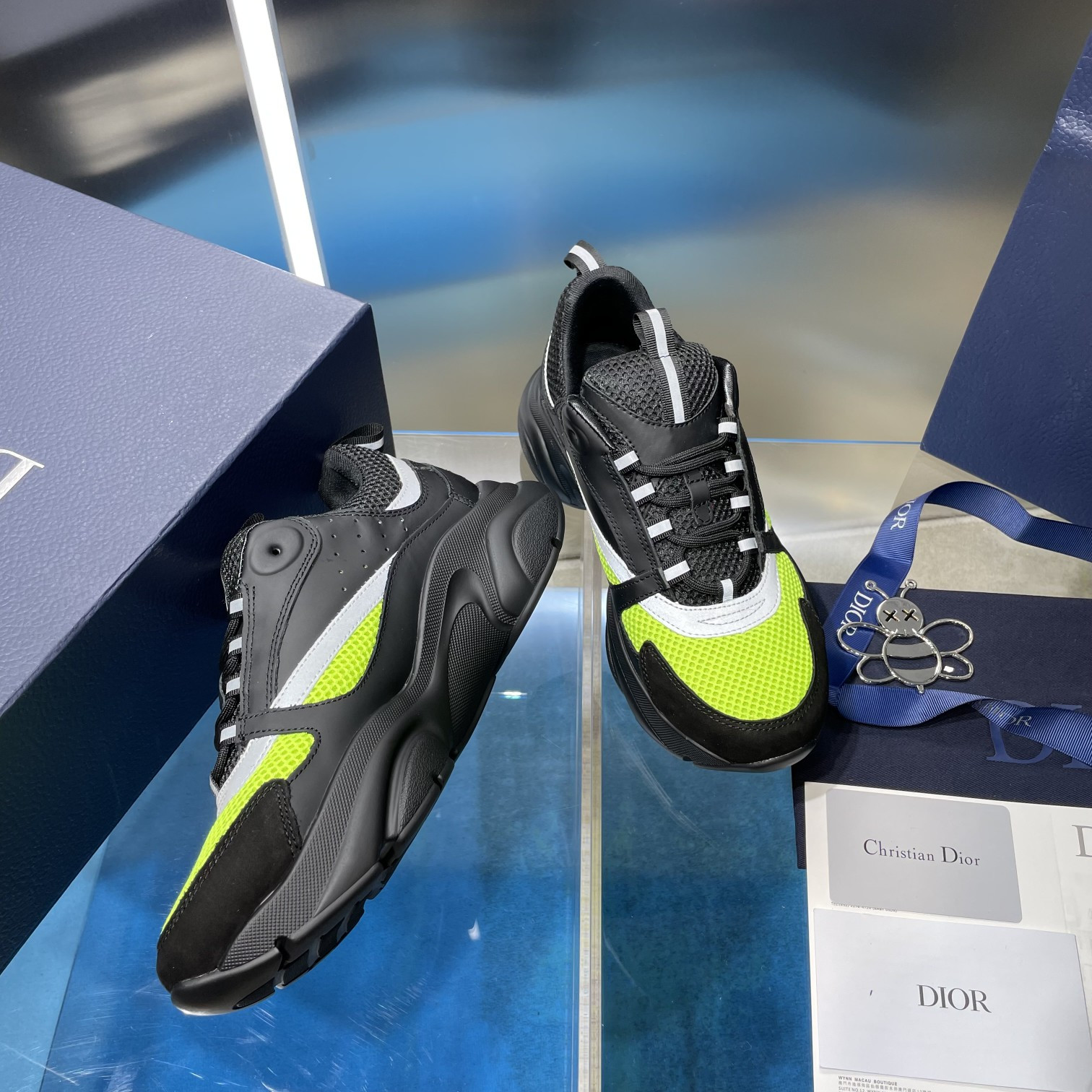 ua D*or b22 black and green sneaker