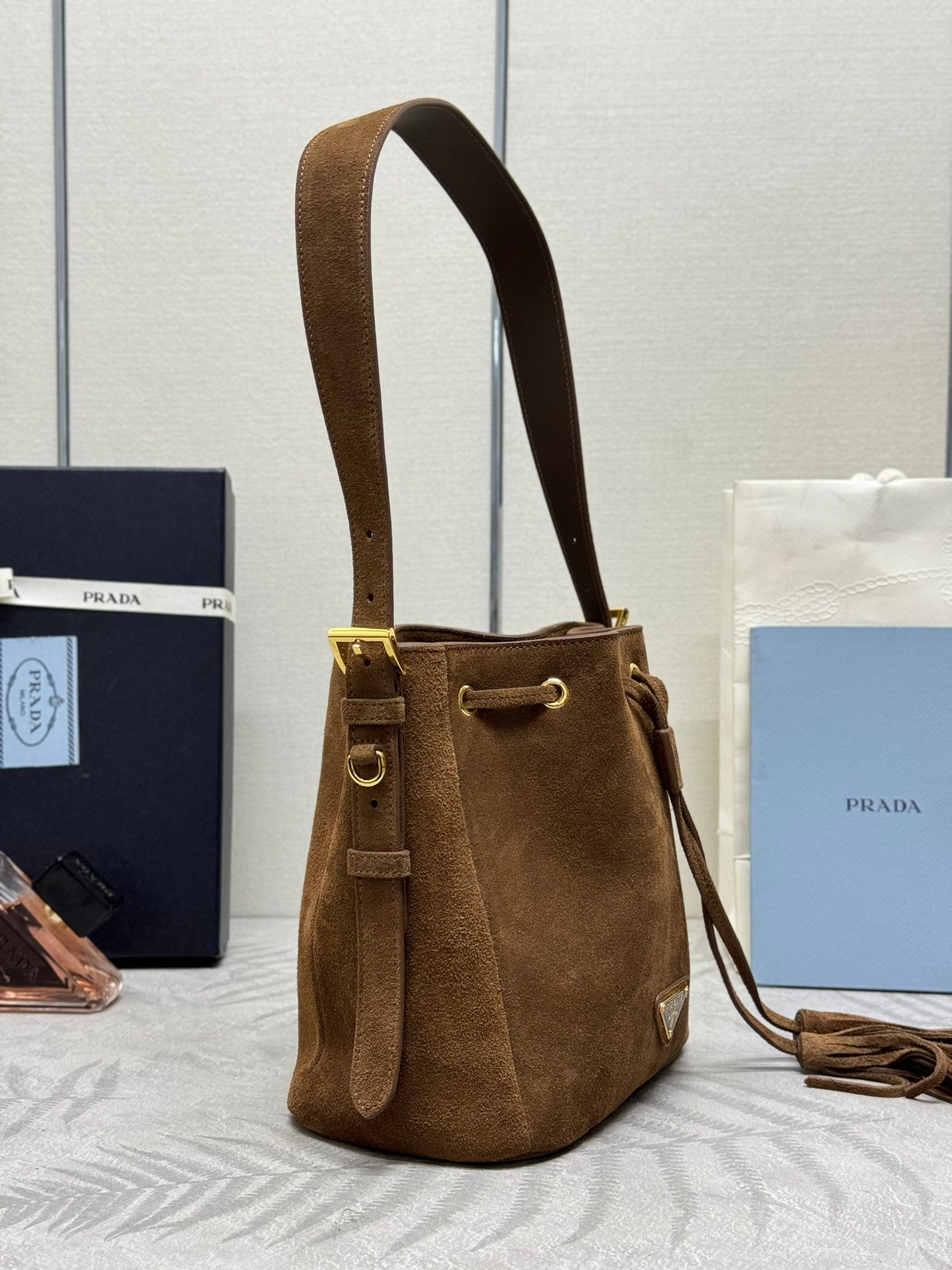 Pra*a mini-bucket bag 22x22x13cm