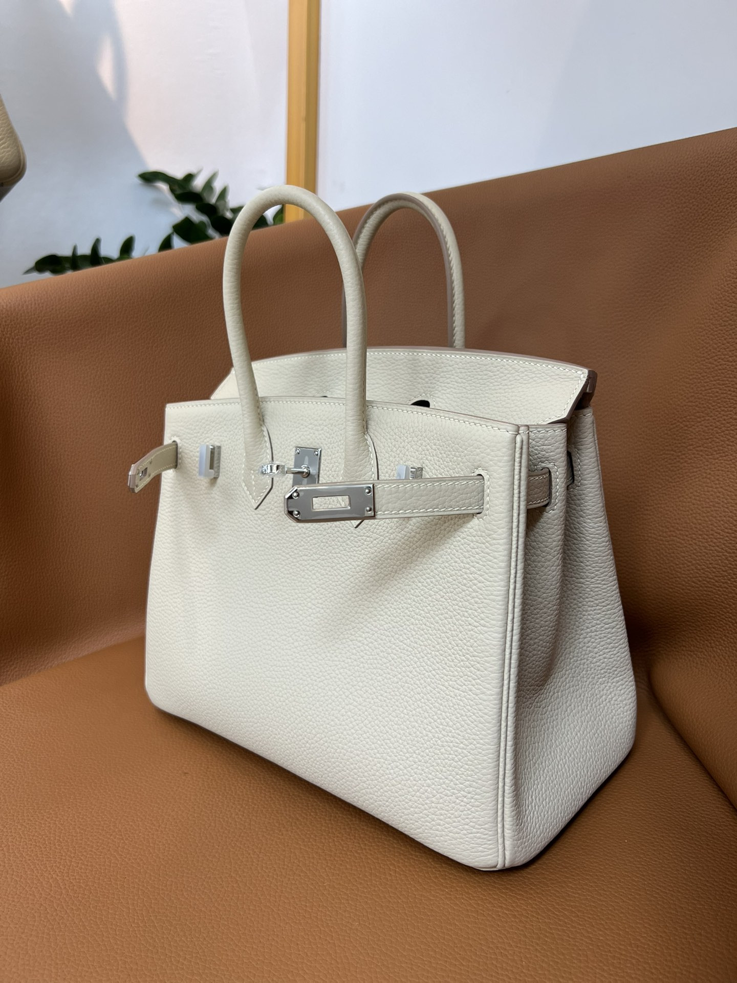 H**mes BIRKIN Silver 25 30 35