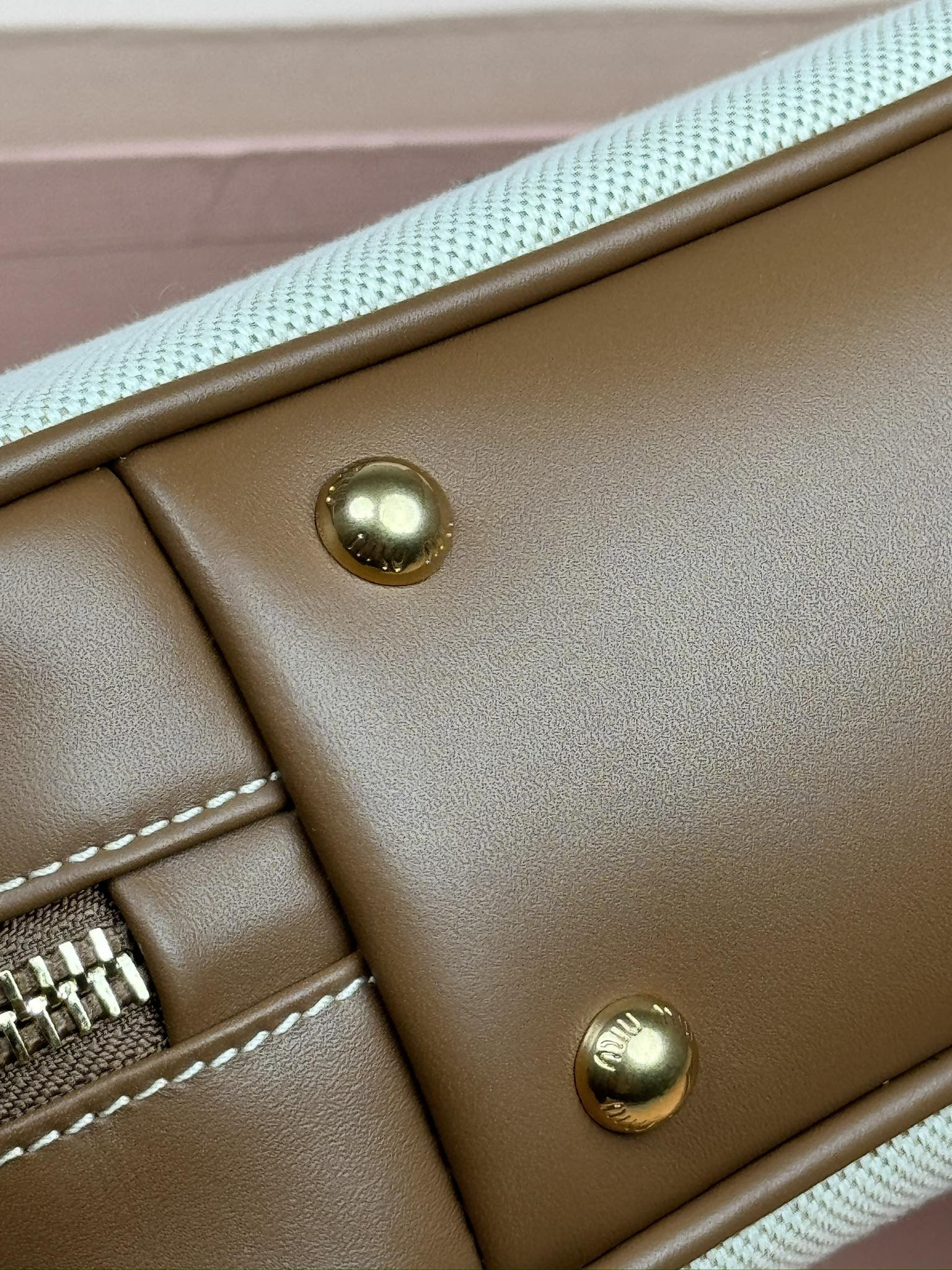 M1v M1v leather beau bag  28×15×9cm