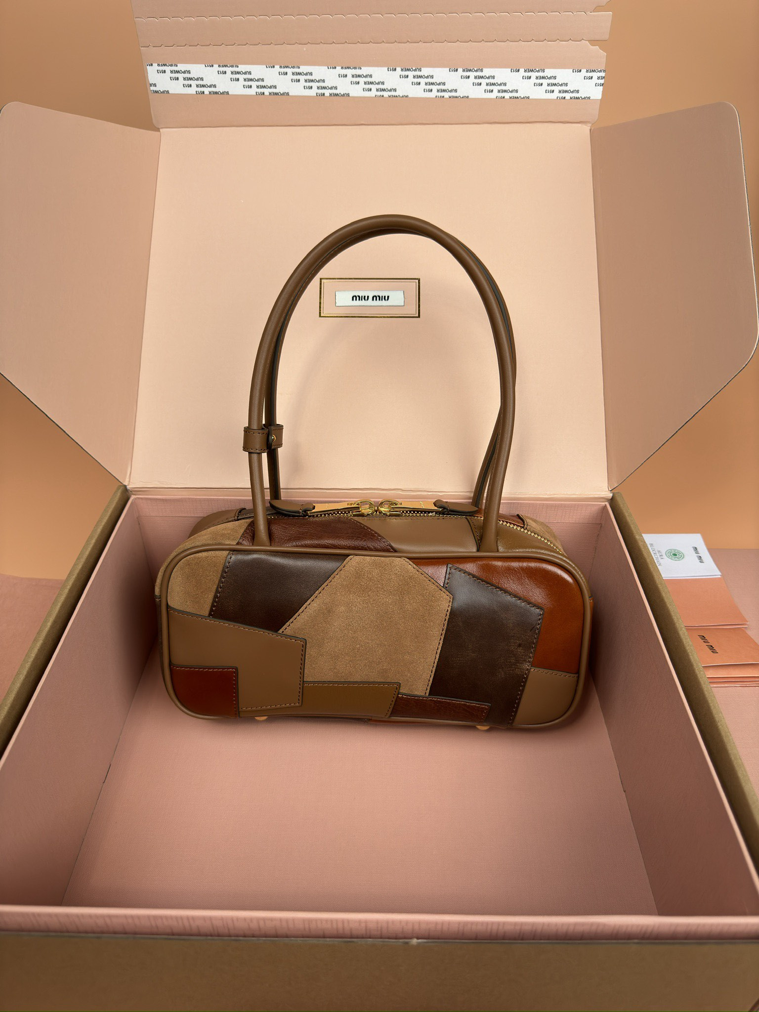 M1v M1v leather beau bag 28×15×9cm