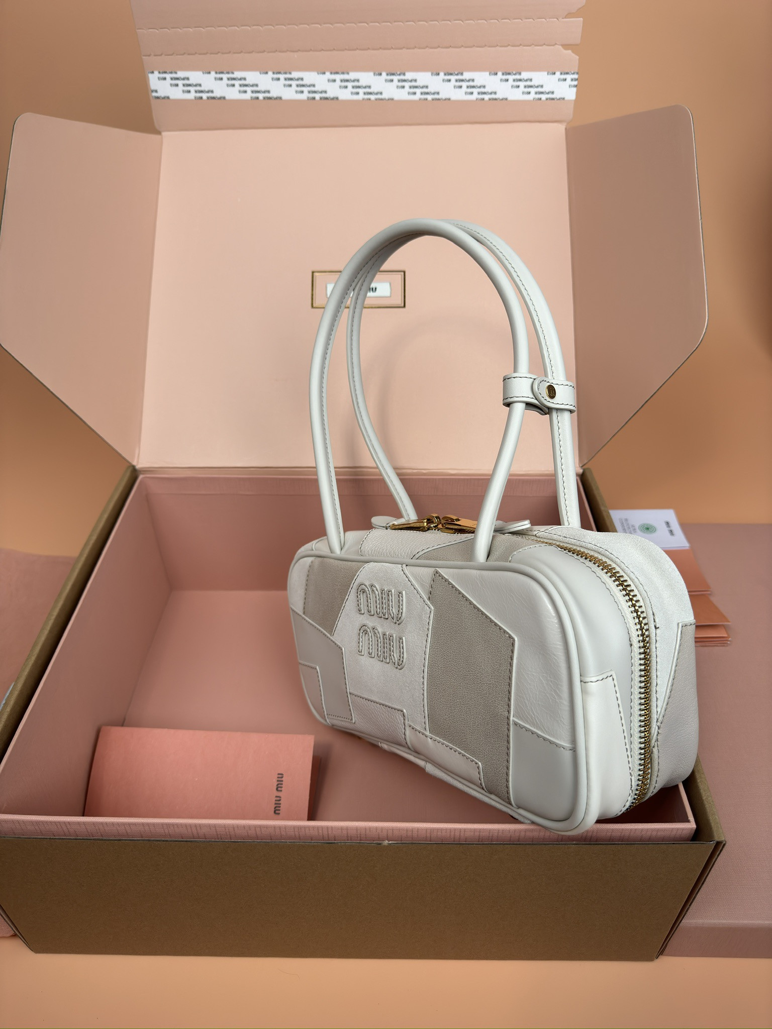 M1v M1v leather beau bag 28×15×9cm
