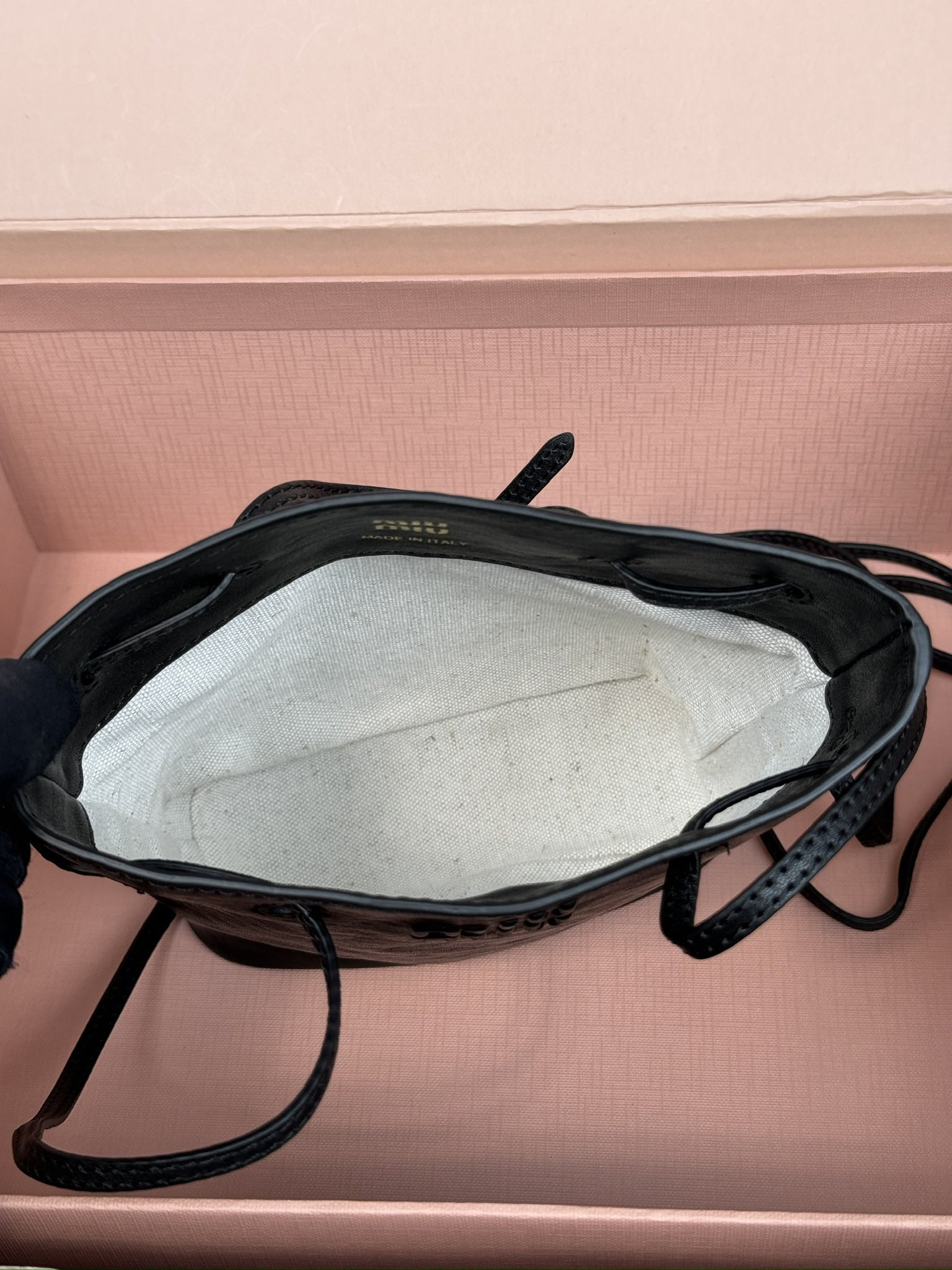 M1v M1v nappa leather mini bag  17x14x6cm
