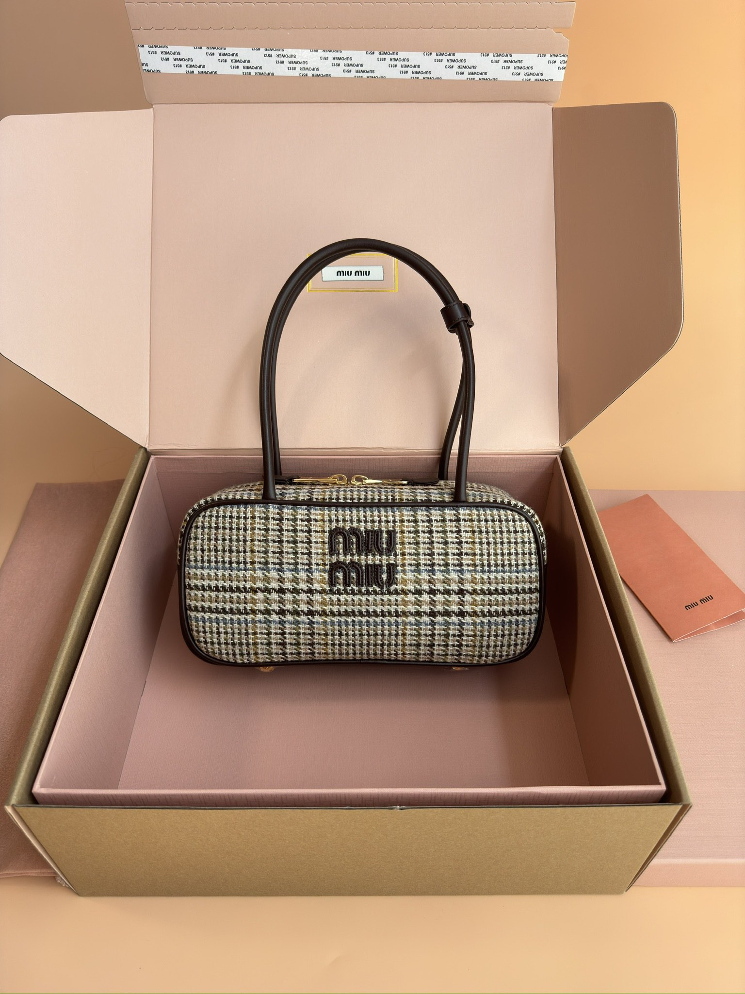 M1v M1v leather beau bag 28×15×9cm