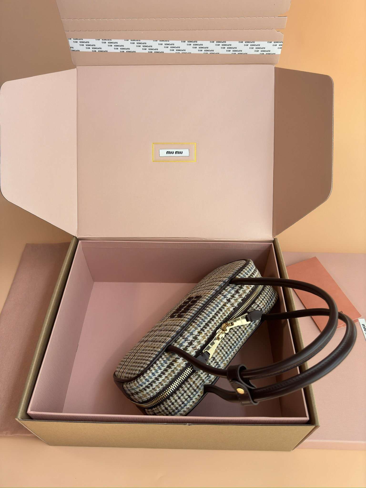 M1v M1v leather beau bag 28×15×9cm