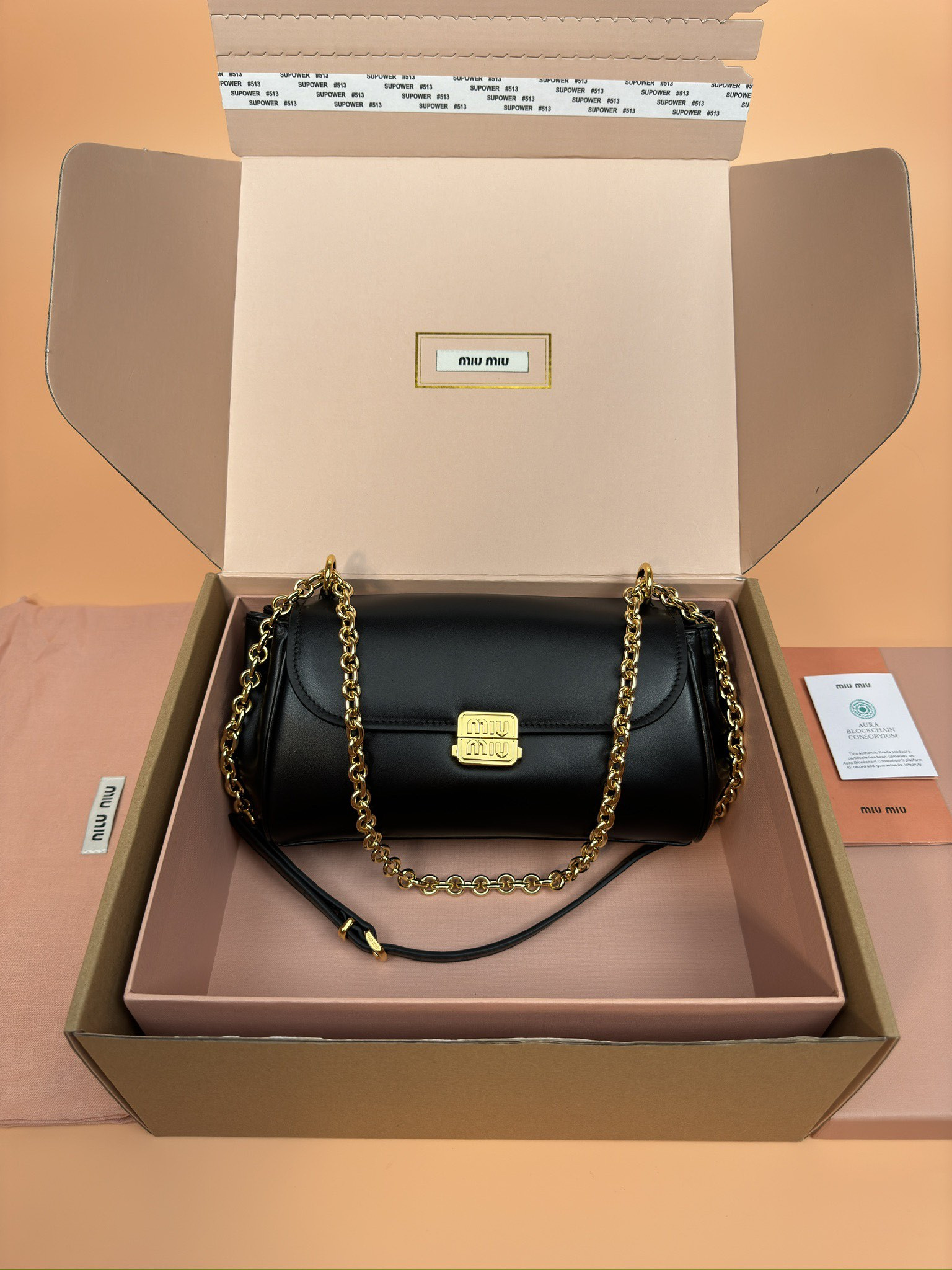 M1v M1v leather shoulder bag 13.5x24x9cm