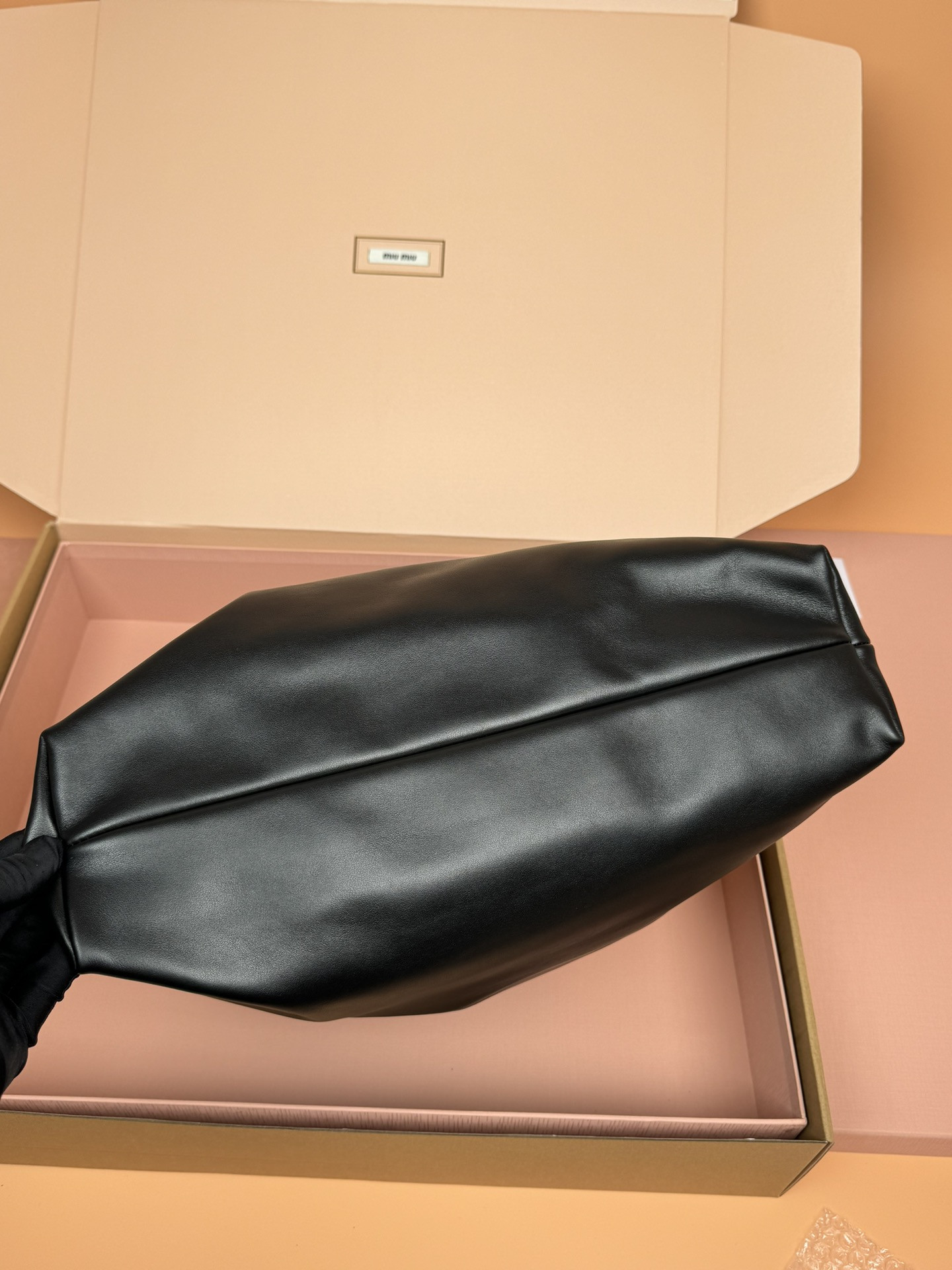 M1v M1v leather hobo bag  41×46×11cm