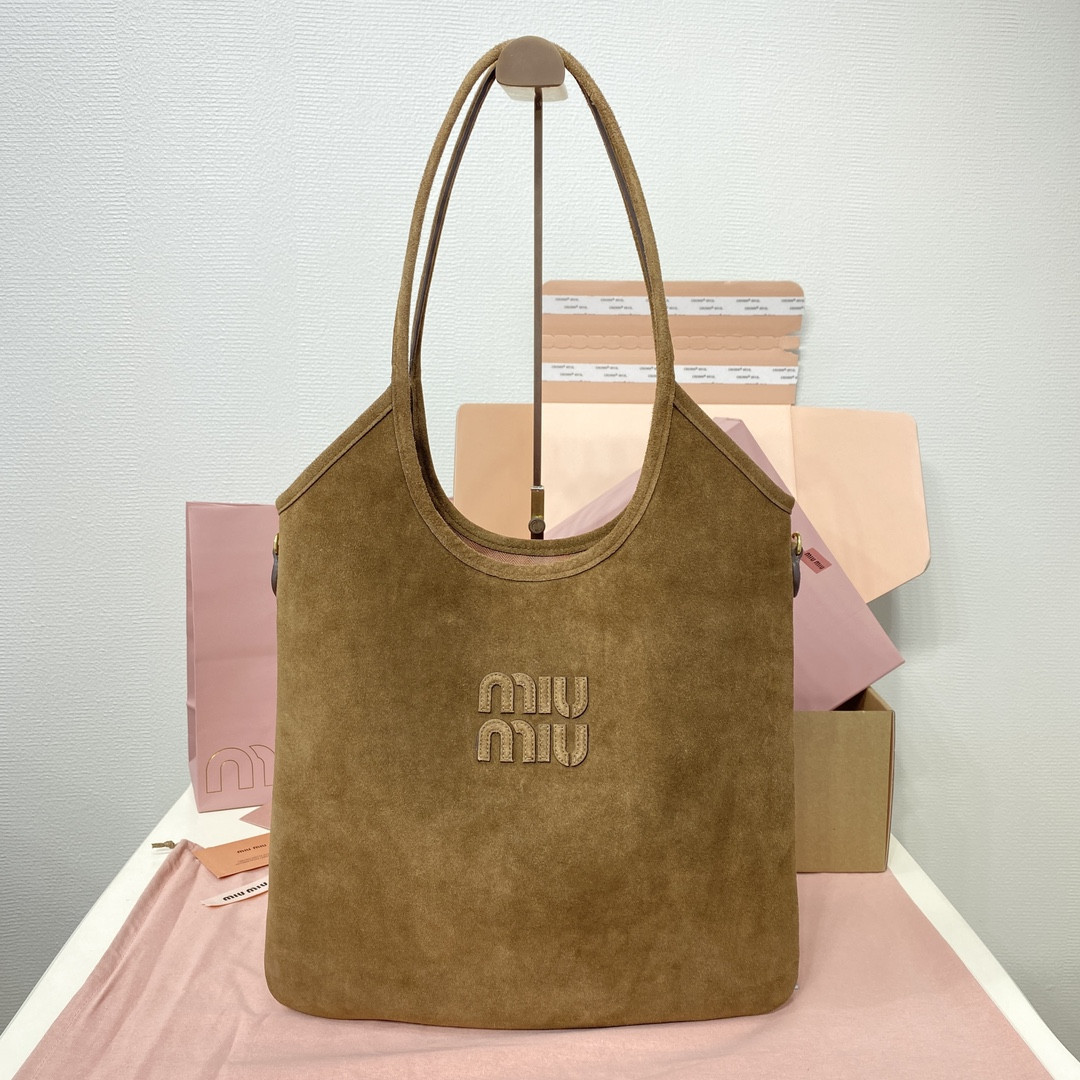 M1v M1v ivy suede bag 40x35cm