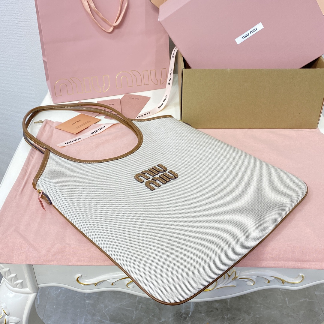 M1v M1v ivy canvas bag 40x35cm