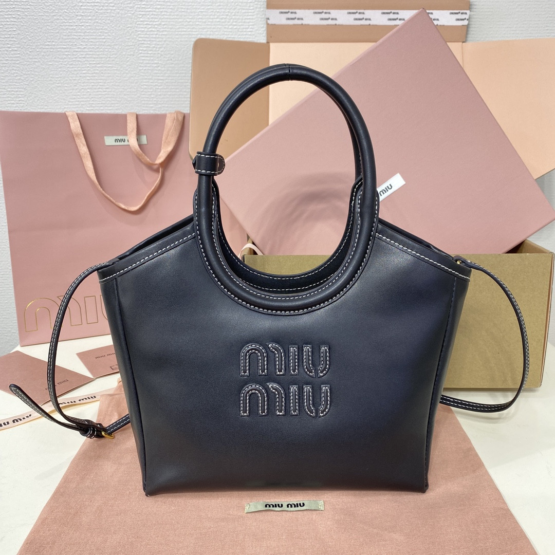 M1v M1v ivy leather bag 23.5x22x12cm