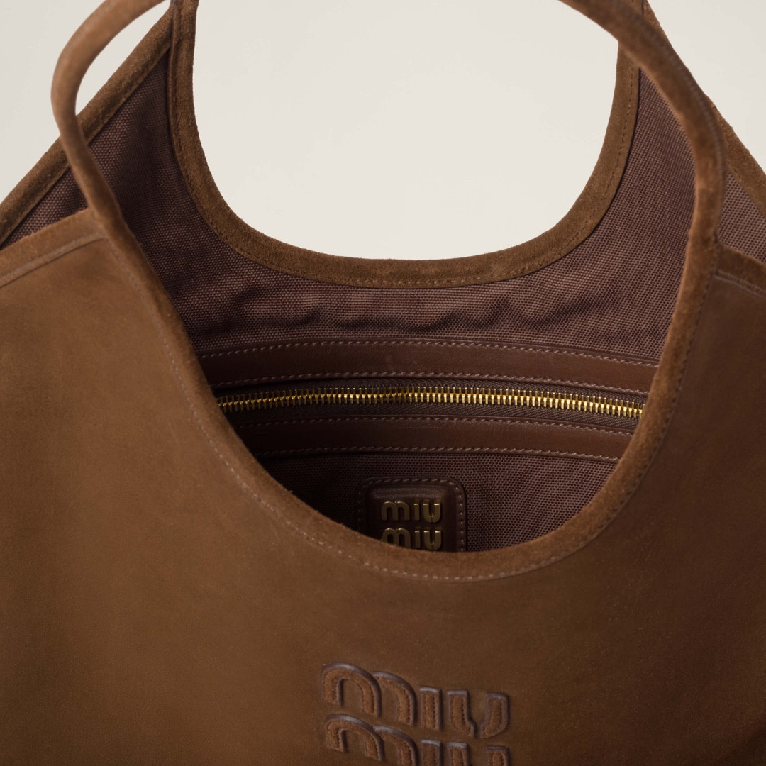 M1v M1v ivy suede bag 40x35cm