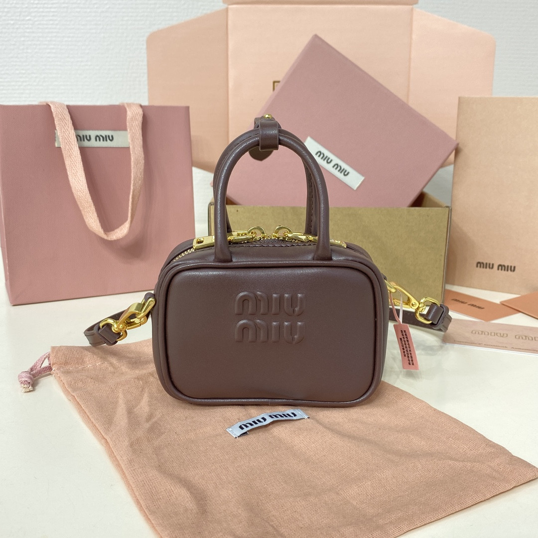 M1v M1v leather micro bag 7x11x4cm