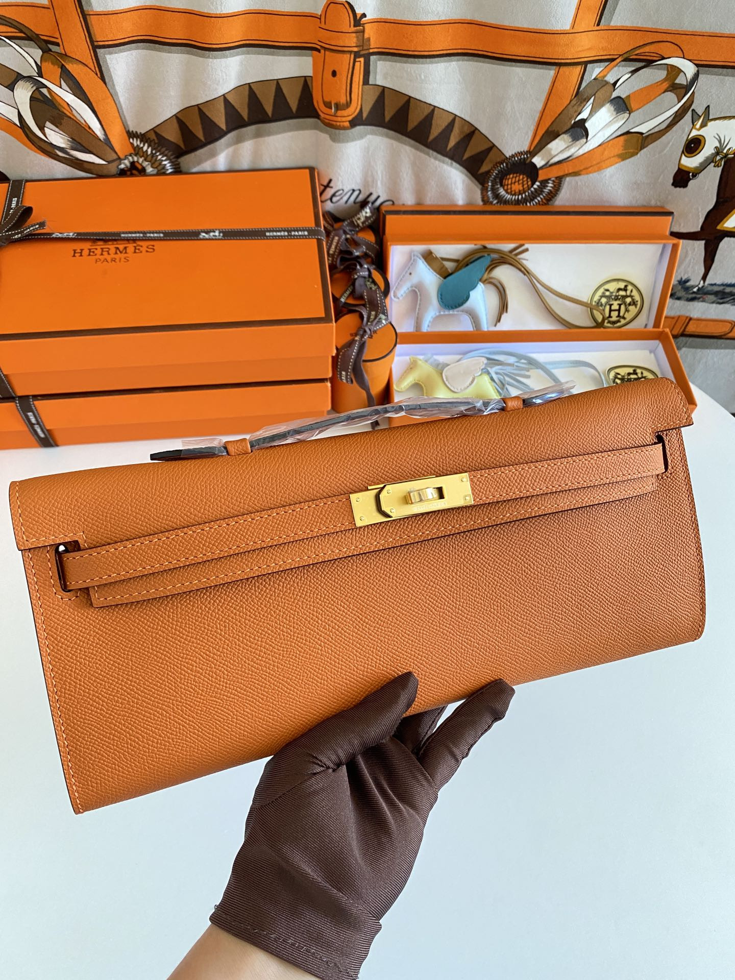 H**mes kelly cut 31cm epsom leather