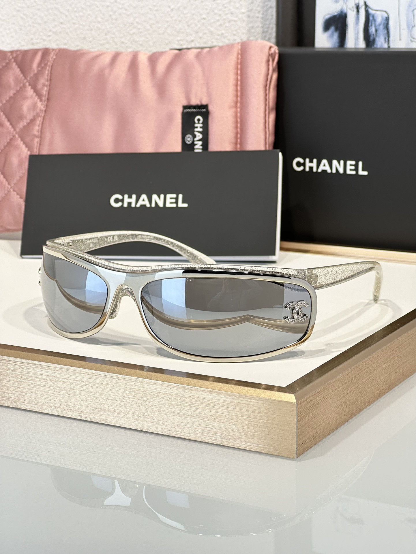 Ch*el glasses coco neige 71557