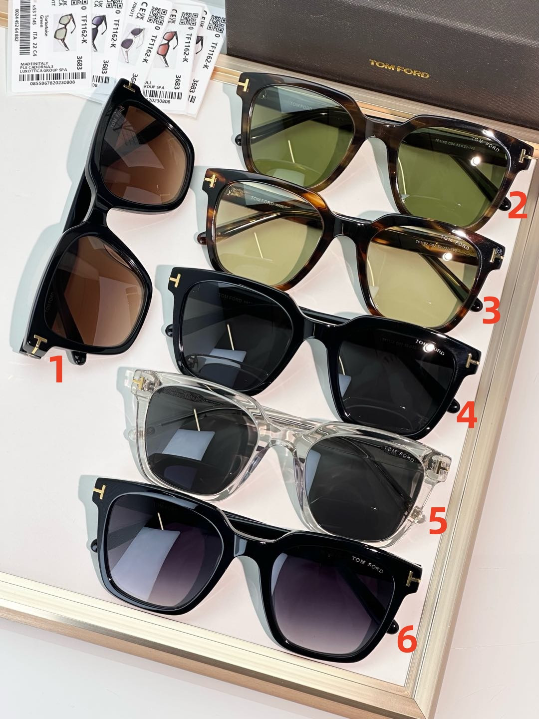 t0m F0rd glasses tf1162-k 53-22-145