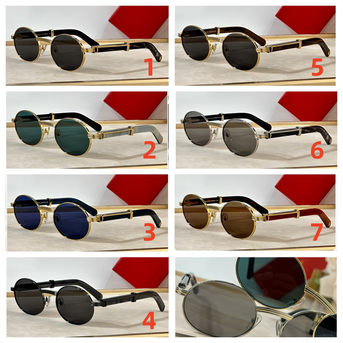 Ca*t*er glasses ct0464s 55-22-145
