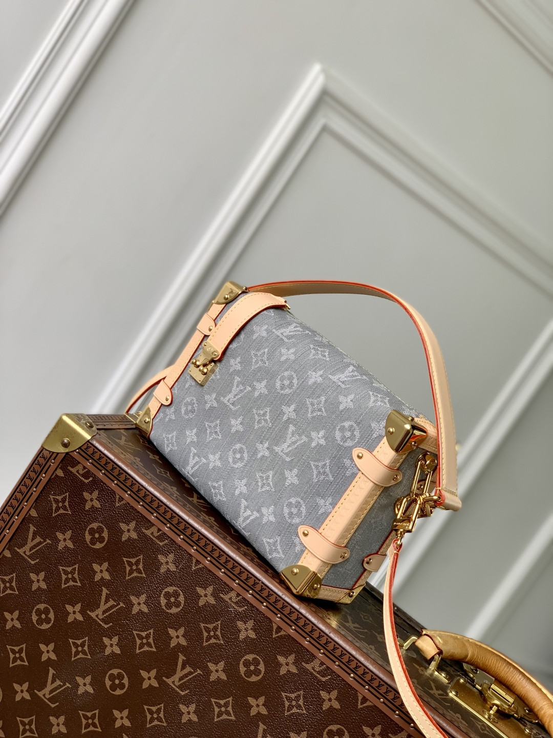 LV Side Trunk MM M13285 23.5x16x8.5cm