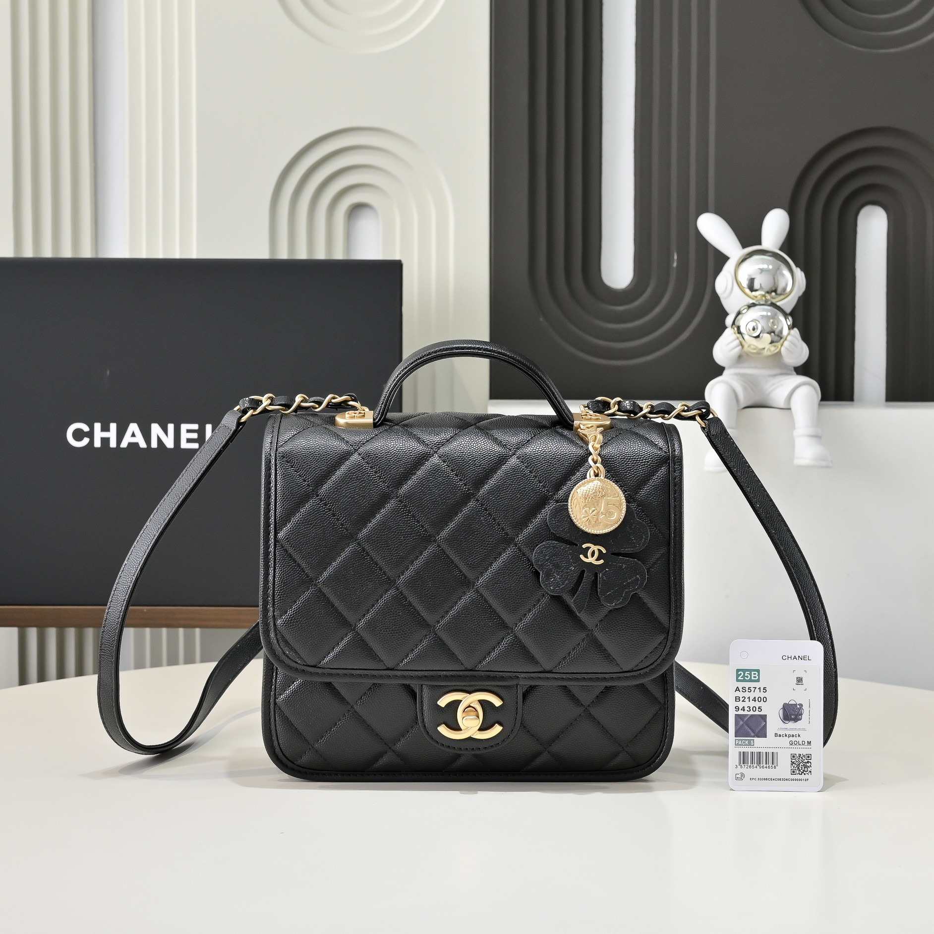 Ch*el backpack as5715 19.5x22x7cm