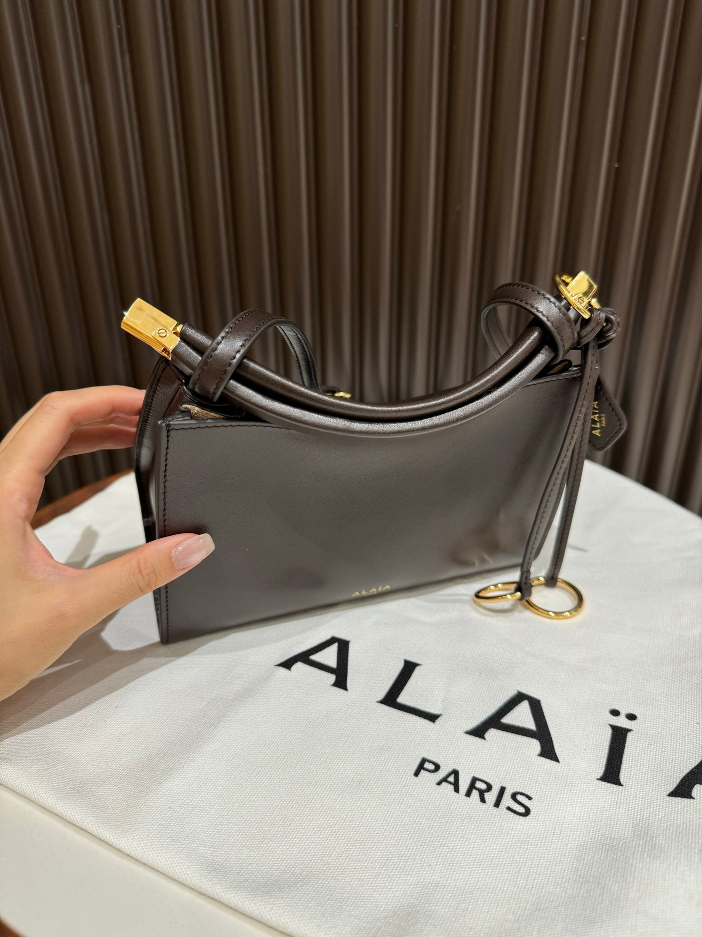 A1a1a LE CLICK SMALL SQUARE BAG 20x15x9cm