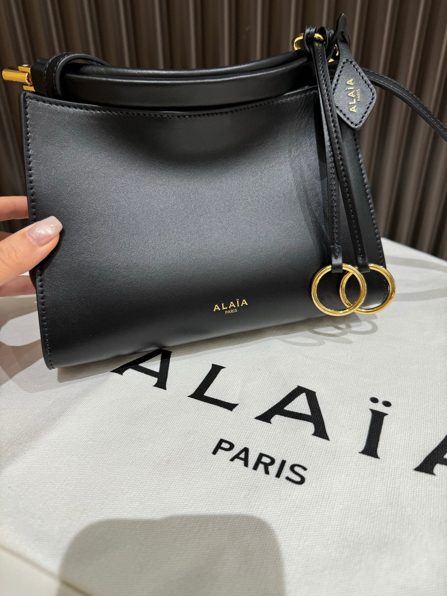 A1a1a LE CLICK SMALL SQUARE BAG 20x15x9cm